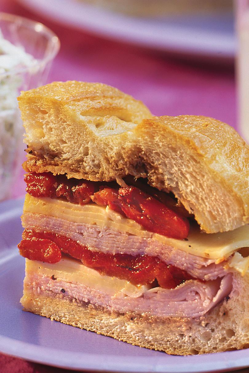 Let Turkey Recipes: Turkey, Bacon, and Havarti Sandwich