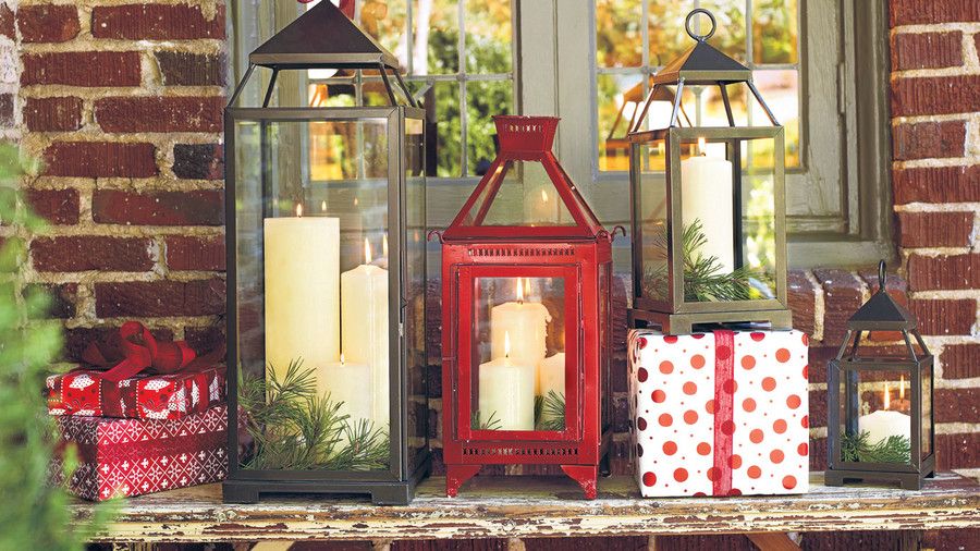 Коледа Decorating Ideas: Lanterns