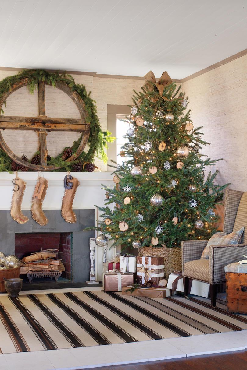 Rafinovaný Rustic Christmas Decorations