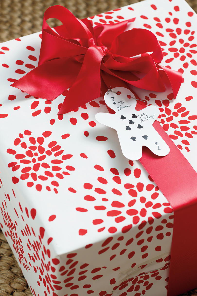 Navidad Decorating Ideas: Card Gift Tag