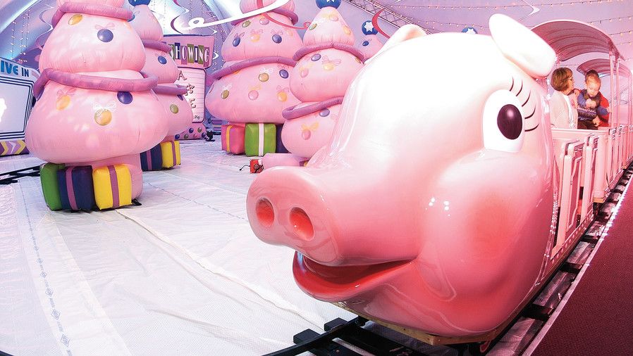 南 Christmas Vacations: Atlanta Pink Pig Rides