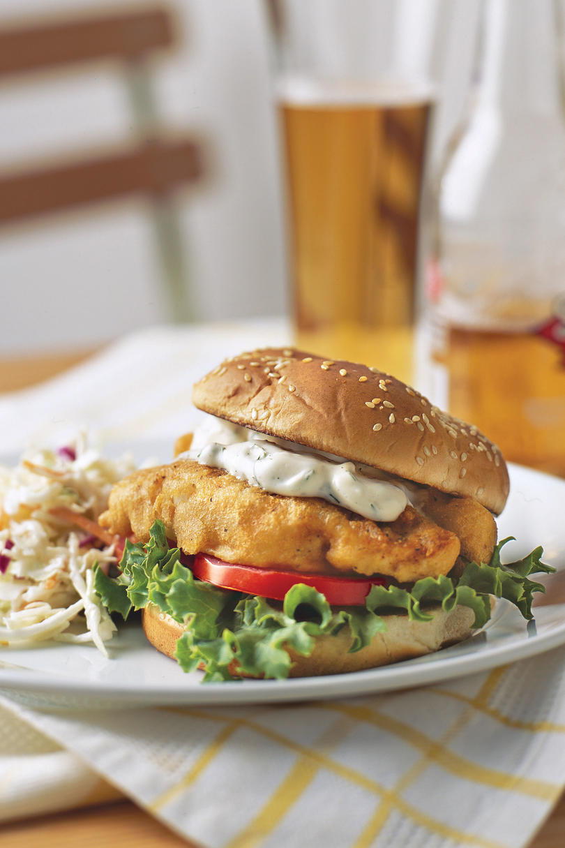 أعلى التقييمات Main Dishes: Fried Fish Sandwiches