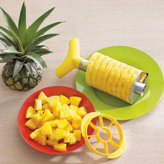 مطبخ Gadgets Stainless-Steel Pineapple Slicer and Dicer
