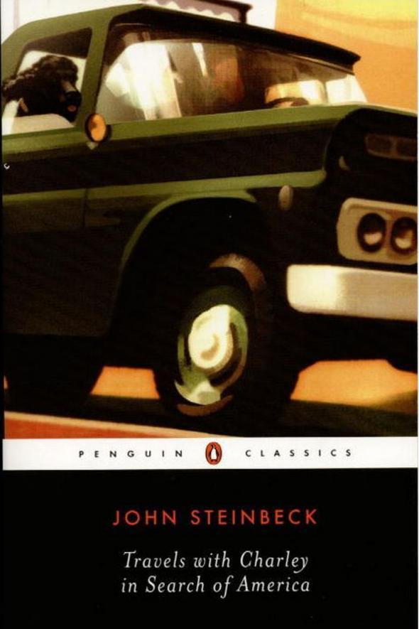 يسافر with Charley in Search of America by John Steinbeck