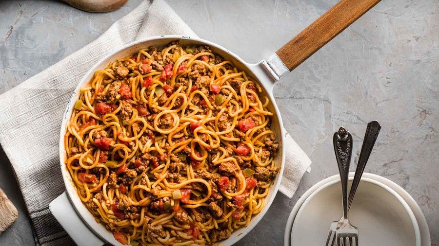 تاكو Spaghetti Skillet 