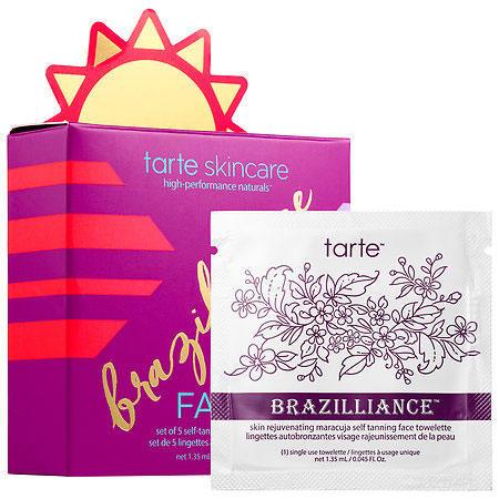 Tarte Brazilliance Skin Rejuvenating Maracujah Self-Tanning Face Towelettes 