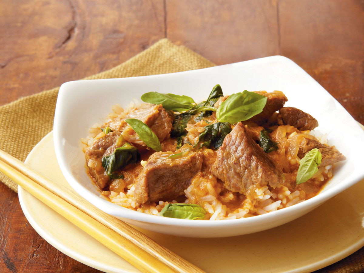 tailandés Red Curry Beef
