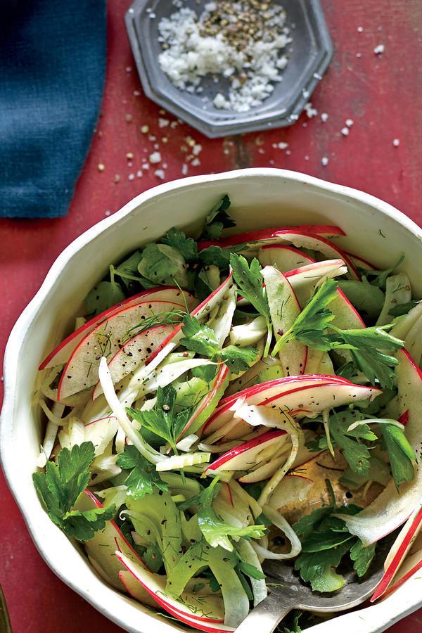 Fennikel-Apple Slaw Thanksgiving Salads