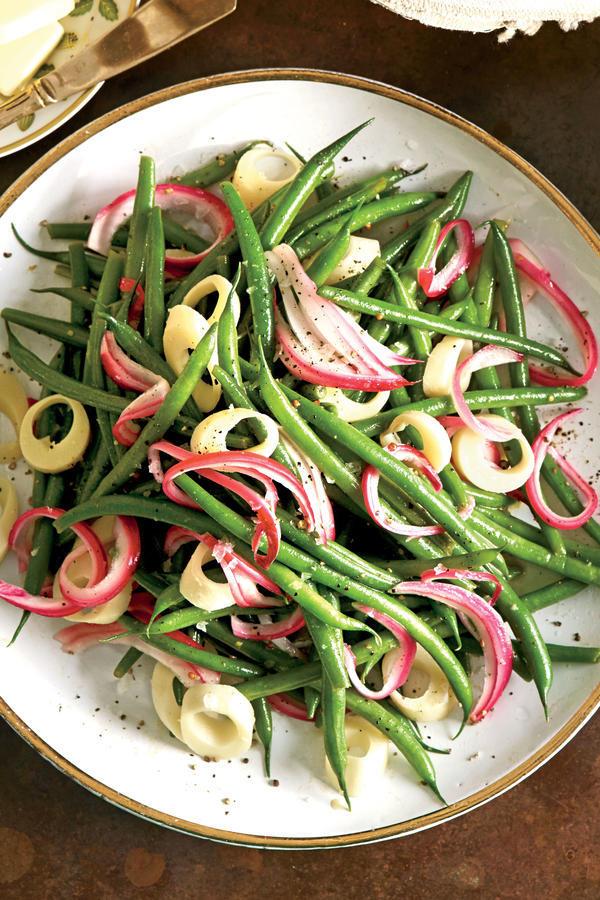 Thanksgiving Salads Green Bean Salad with Hearts of Palm