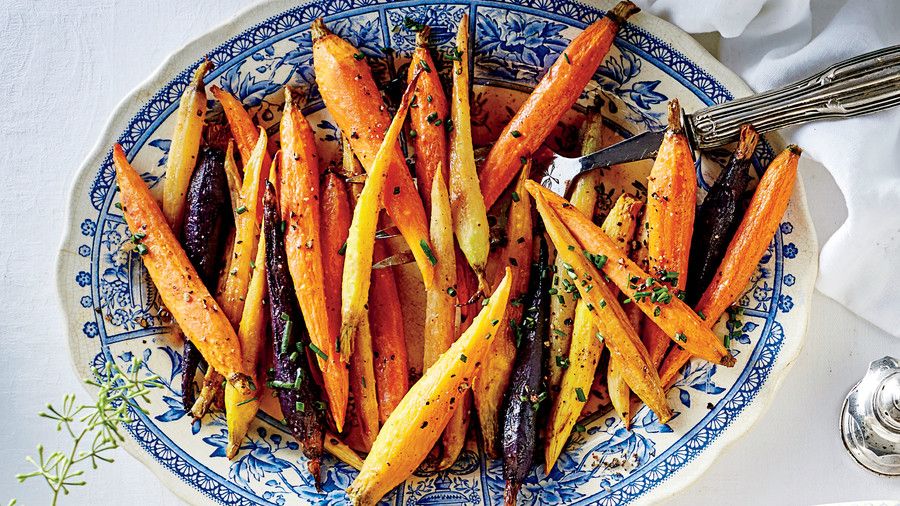 Acción de gracias Side Dish: Honey-Glazed Spiced Carrots