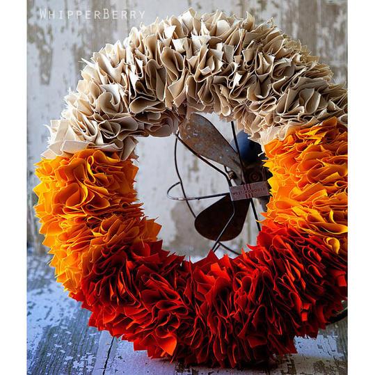Caramelo Corn Wreath