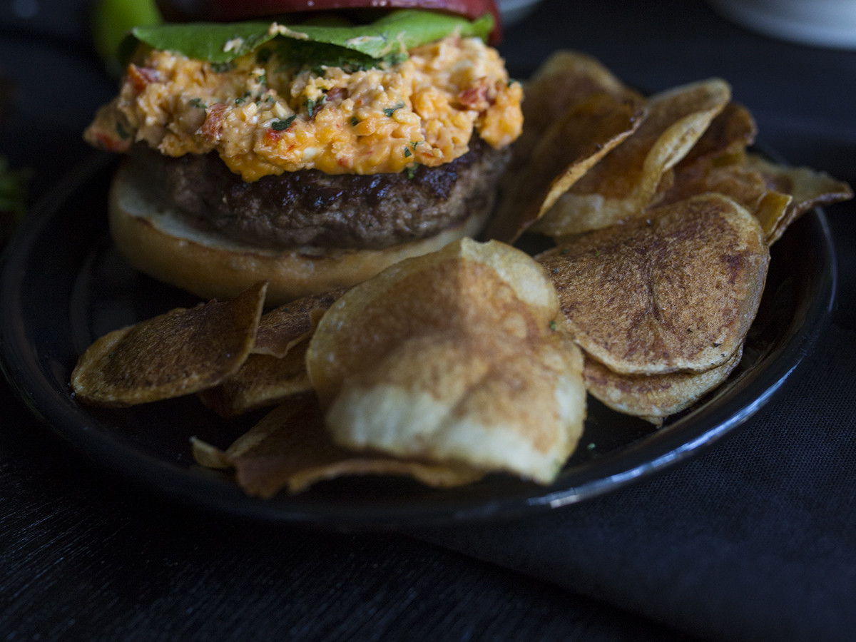 Krenz Ranch Burger with Pimiento Cheese