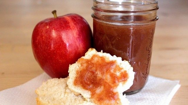 ثلاثة مكونات Slow-Cooker Apple Butter