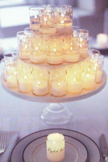 Tiered Candles