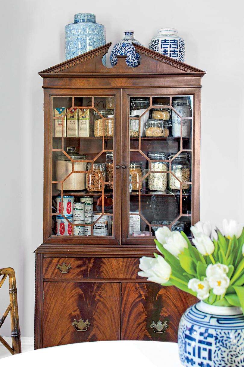 China Cabinet Turned Pantry