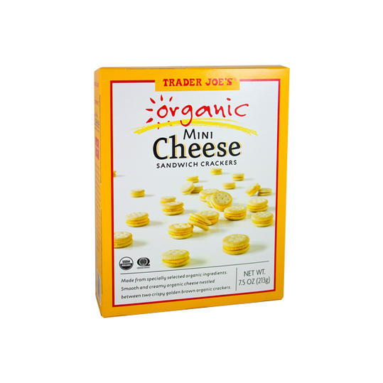 Orgánico Mini Cheese Sandwich Crackers Trader Joe's