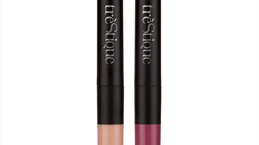 treStiQue Matte Color & Shiny Balm Lip Crayon Duo