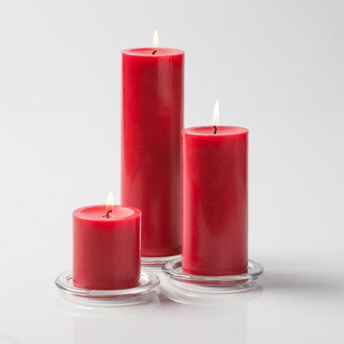 أحمر Pillar Candles