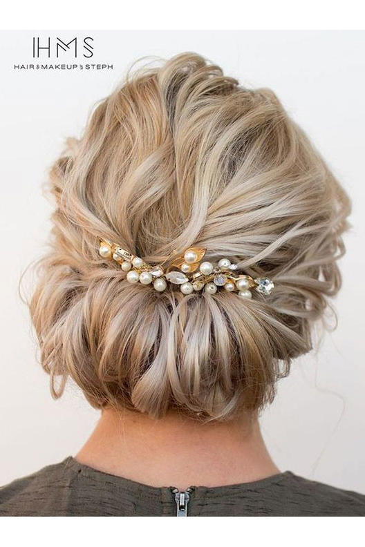 Gemt Updo with Pretty Pearls