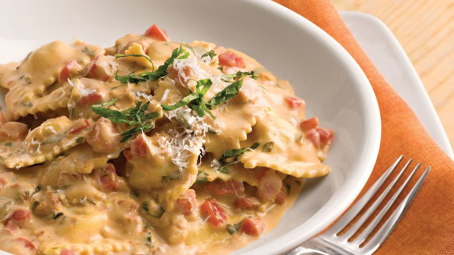 toscansk Pasta with Tomato-Basil Cream