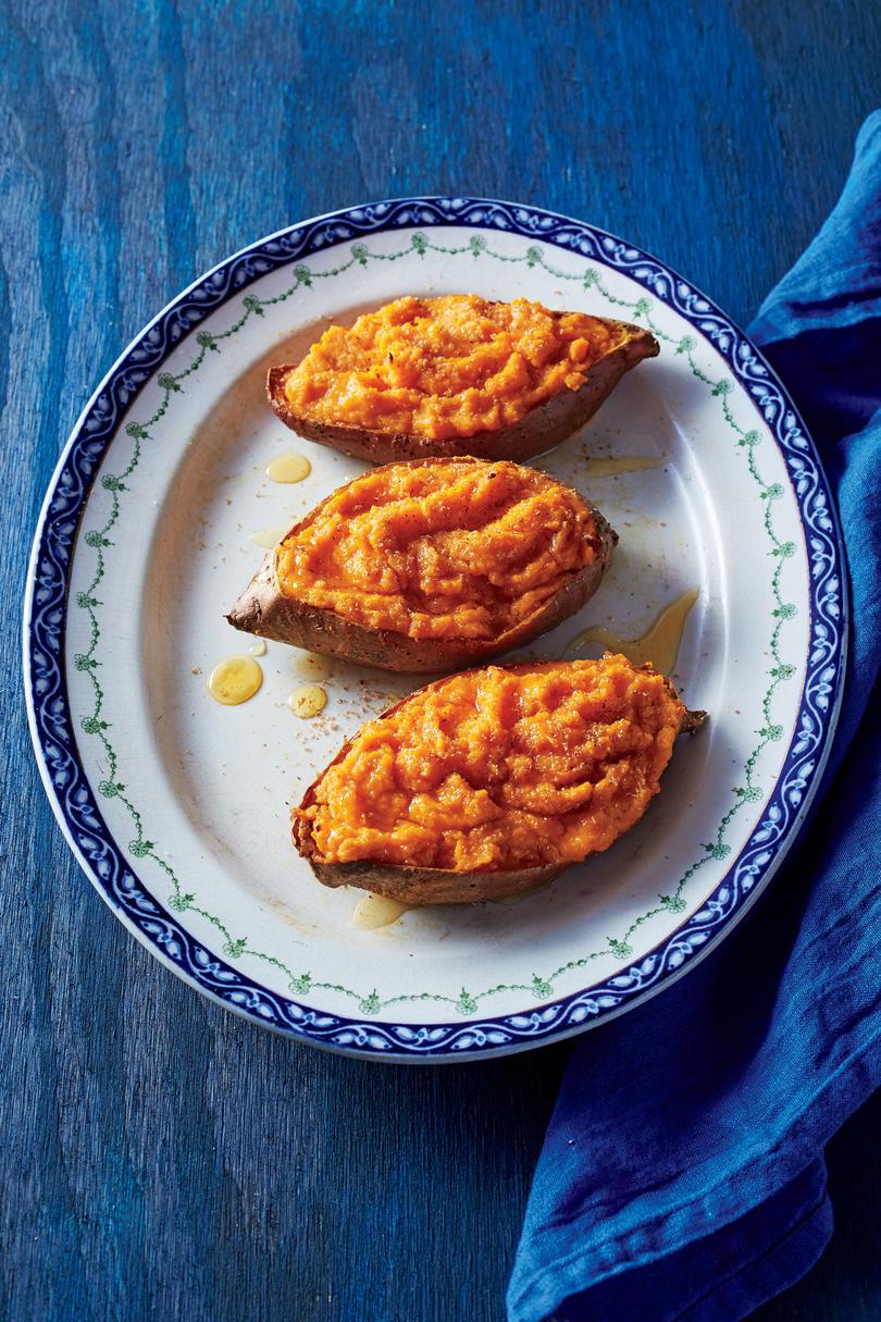 مرتين معد Sweet Potatoes with Citrus and Honey