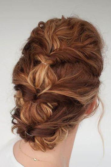 Twisted Bubble Updo