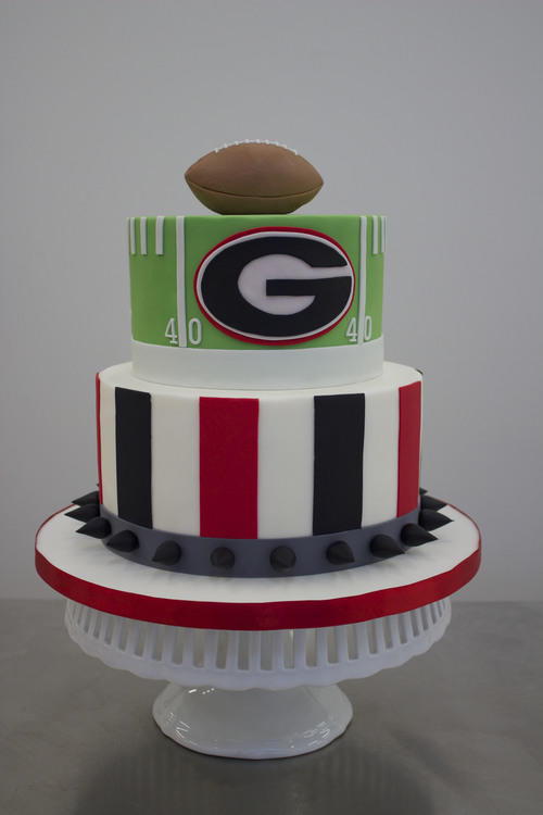 Univerzita of Georgia Football Grooms Cake