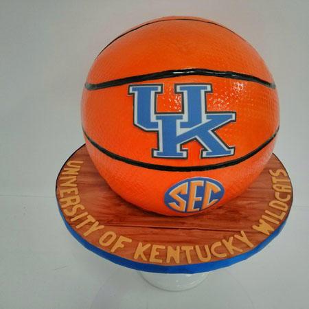 Univerzita of Kentucky Basketball Grooms Cake