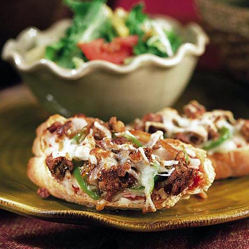 Pizza Recipes: Veggie Sausage Pizzas