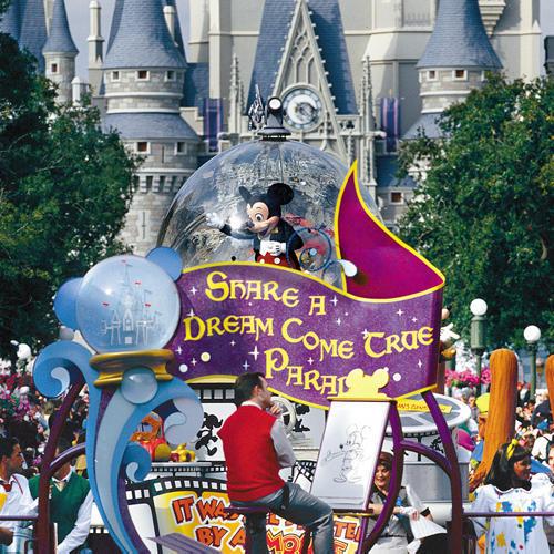Mickey mouse parade at disney 