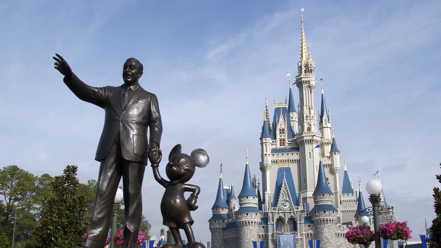 Walt Disney Statue at Disney World