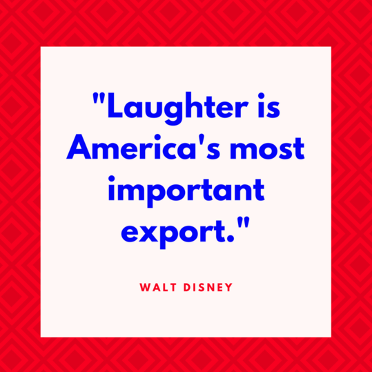 والت Disney on Laughter