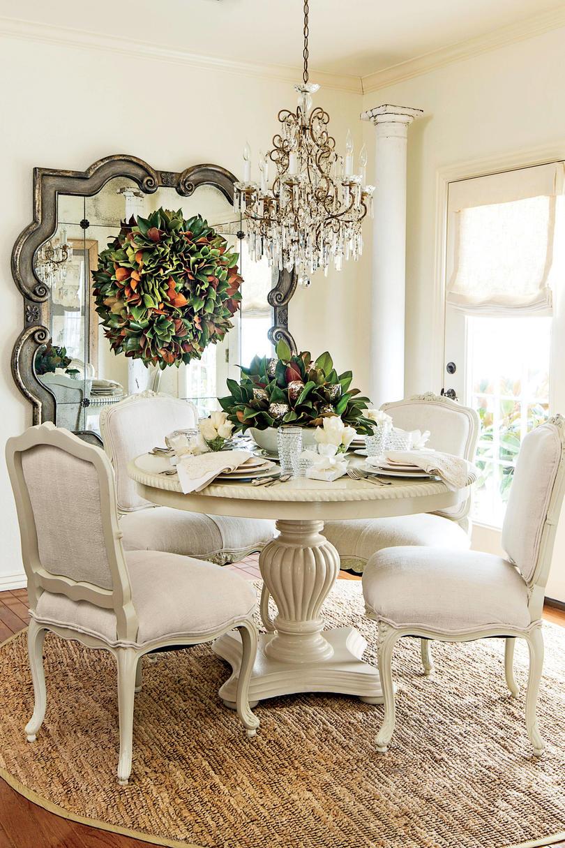 ホワイト Magnolia Dining Room