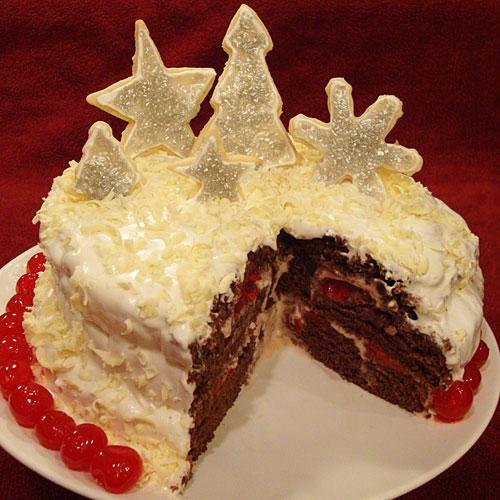 Zimní Wonderland Cake