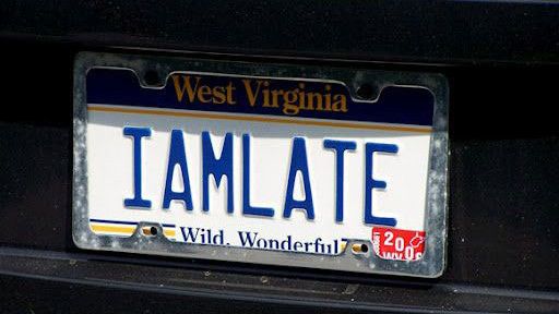 ウエスト Virginia: “I Am Late”
