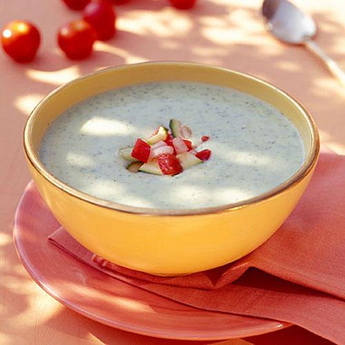 Sano Food Recipe: Chilled Zucchini Soup With Fresh Vegetable Salsa